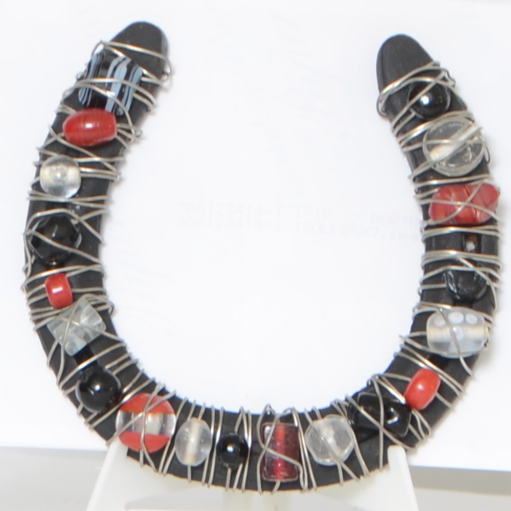 HANDCRAFTED**CRYSTAL**LUCKY HORSE SHOE**